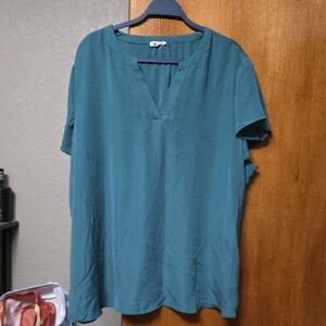 Maurices Teal Short Sleeve Top